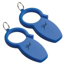 YNK 3in1露營用攜帶型開瓶器, 藍色, 2個