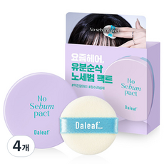 달리프 글램 노세범 헤어 팩트, 4개, 5g