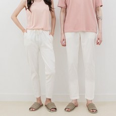 어나더디 면 스판 9부 밴딩 팬츠