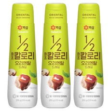CJ BEKSUL 白雪 半卡路里東方沙拉醬, 255g, 3個