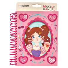 mideer 多功能美妝遊戲手冊 5歲以上, 甜心小寶貝, 1本