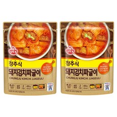 오뚜기 청주식 돼지김치짜글이, 450g, 2개