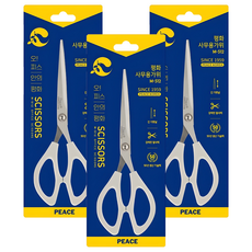 피스코리아 오피스 가위 M-512, 랜덤발송, 3개 랜덤발송, 3개