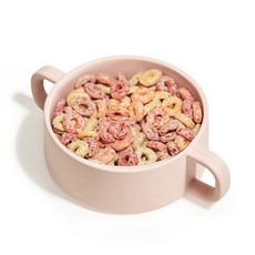 마더케이 실리콘 양손 이유볼, 베이비핑크, 1개