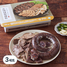 장충동왕족발 순대내장세트 550g, 3세트