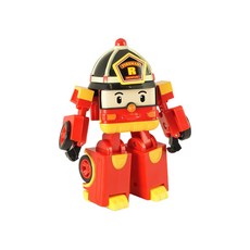 ROI TOYS 波力 新4吋變形羅伊, 可愛擬人變形車玩具, 操作簡單 變形容易, 1個