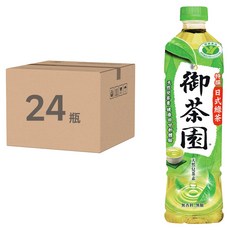 御茶園 特撰日式綠茶 無糖, 550ml, 24瓶