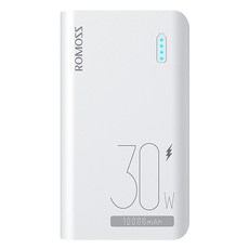 로모스 sense4S Pro 고속충전 30W 휴대용 보조배터리 10000mAh 멀티단자, PPH10-291, 화이트