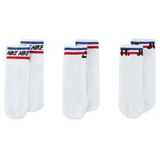NIKE 耐吉 U NK NSW EVERYDAY ESSENTIAL 男女基本款短襪, DX5080-100, 3雙