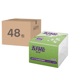 五月花 9吋餐巾紙, 48包, 100張