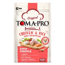 TOMA-PRO 優格成犬高適口性配方乾飼料，含左旋肉鹼+蕬蘭精華+腸益菌/益菌生, 雞肉 + 米, 3kg, 1袋