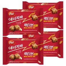 포스트 에너지바 액티브 미니, 210g, 4개