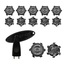 Teyond 高爾夫球鞋專用鞋釘環 12p + 交換扳手組 1 Q-Lock 類型 J103, D(J206), 1組