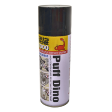 PUFF DINO 恐龍 耐高溫噴漆 400ml, 平光黑色, 1瓶