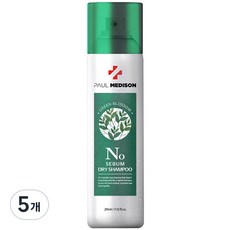 폴메디슨 시그니처 노세범 드라이 샴푸 그린블라썸향, 211ml, 5개