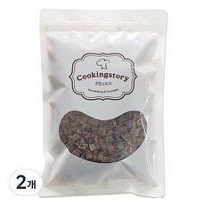 쿠킹스토리 칼리바우트 다크 청크초콜릿 초코칩, 400g, 2개