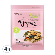 류씨네 찹쌀가루, 1kg, 4개