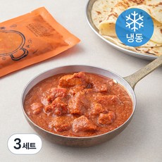 뉴델리 치킨티카마살라 180g + 갈릭난 180g (냉동), 3세트