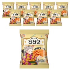 에이스엠앤티 전천당 바베큐맛 스낵, 80g, 10개