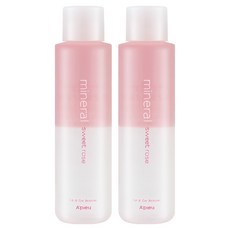 A'pieu 礦物溫和眼唇卸妝液 Set, 高效卸妝 250ml, 清爽不緊繃, 輕便瓶身設計, 2瓶