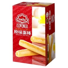 喜年來 原味蛋捲 (192g), 濃郁蛋香與酥脆口感, 1盒