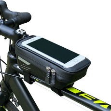 삼에스 에이스피드 하드시리즈 자전거 프레임가방 핸드폰형, 블랙, 1개