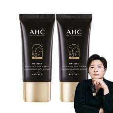 AHC 마스터즈 아쿠아 리치 선크림 SPF50+ PA++++