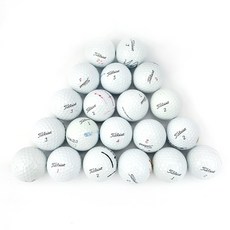 타이틀리스트 로스트볼 A PRO V1 + PRO V1X, 흰색, 1개입, 20개