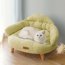 DING DONG PET 寵物底座沙發墊坐墊, 1個, 綠色