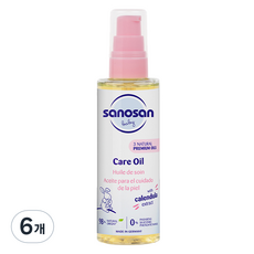 사노산 베이비 케어오일, 6개, 100ml