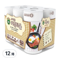 Hello 捲筒式高級廚房紙巾套裝, 130枚4+2卷, 130張, 12捲