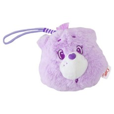 Care Bears 立體大頭造型絨毛可收納吊飾, 12cm, 紫色, 1個