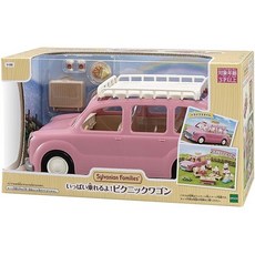 epoch森林家族 家庭露營車, 露營玩具 角色扮演 戶外探險 安全無毒, 1入