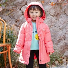 라라아망 여아용 치크 오리털점퍼