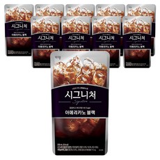 시그니쳐 아메리카노 블랙, 230ml, 10개