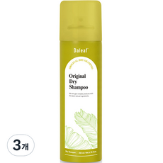 달리프 오리지널 드라이 샴푸 허브향, 200ml, 3개