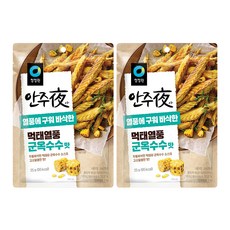 Daesang Chung Jung One Anjuya Meoktae Craze 烤玉米味, 25g, 2個