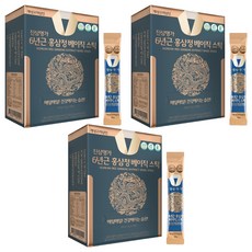 개성고려삼인 진삼명가 6년근 홍삼정 베이직 스틱, 300g, 3개