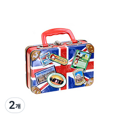 처질캔디 수트케이스 틴, 2개, 250g