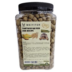 WEIYITER 維益特 台灣公司貨 陸龜動物園配方QQ飼料, 1kg, 1罐