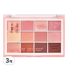 홀리카홀리카 마이 페이브 바이브 아이 팔레트 10g, 머추어피치, 3개