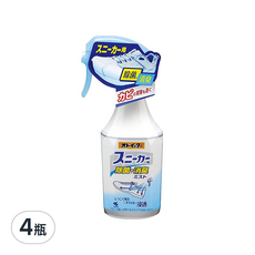 小林製藥 鞋用除菌消臭噴霧, 有效根除細菌, 預防鞋子發霉, 散發清新香氣, 250ml, 4瓶
