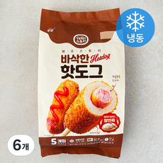쉐프스토리 바삭한 핫도그 (냉동), 6개, 400g