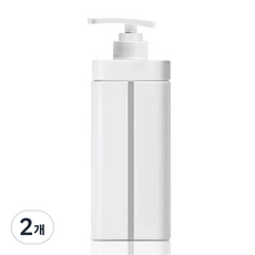 뉴앤룩 욕실 디스펜서 리필용기 720ml, 2개