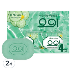 CLIO Dongsan C&G 黃瓜香皂 黃瓜香, 4件, 90g