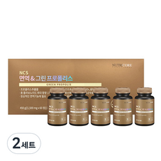 뉴트리코어 NCS 면역 & 그린 프로폴리스, 300정, 450g, 2개