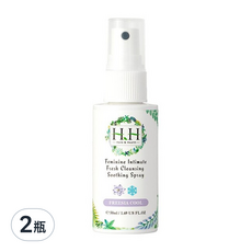 HH 草本新淨界 私密潔淨舒緩噴霧 沁涼蒼蘭, 減少不適感 保持水潤 舒緩搔癢 異味, 50ml, 2瓶