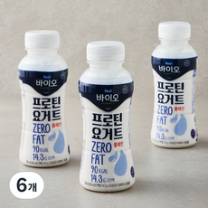 매일바이오 프로틴 요거트 플레인, 260ml, 6개