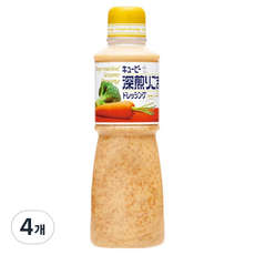 丘比深焙芝麻沙拉醬, 600ml, 4個