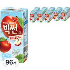 빙그레 빅썬 사과 주스, 200ml, 96개